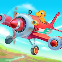 Динозаврик на Самолете - Игры для детей