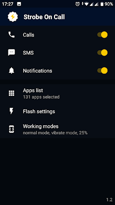 Strobe on Call: Flash alert for notificationsのおすすめ画像1