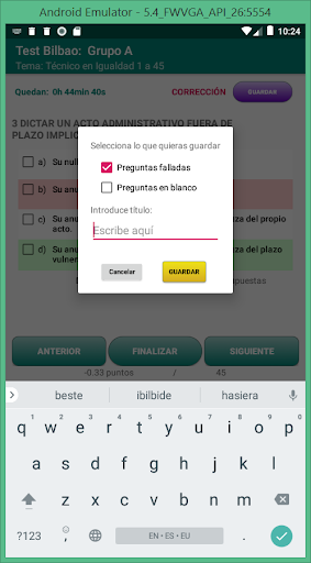 Batería Exámenes IVAP PRO Screen 3