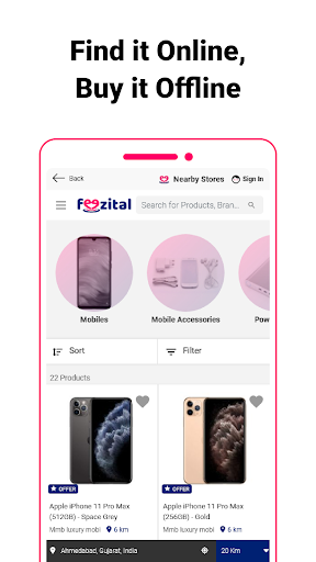 Feezital® for Shopping Locally Screen 2