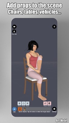Art Model - 3D Art pose toolのおすすめ画像4