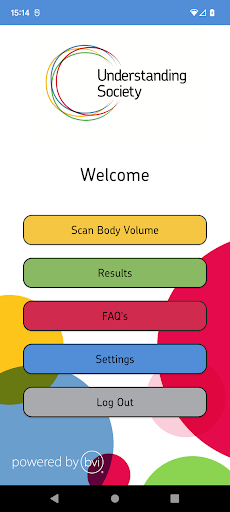 Android application BodyVolume screenshort