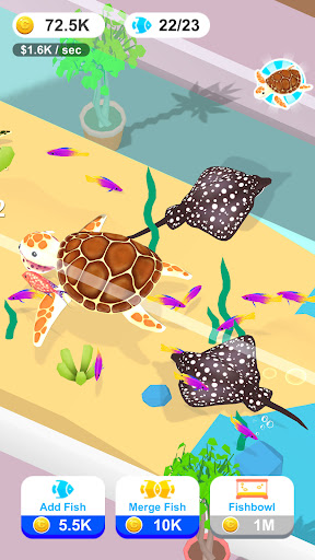 Android application My Little Fishbowl screenshort