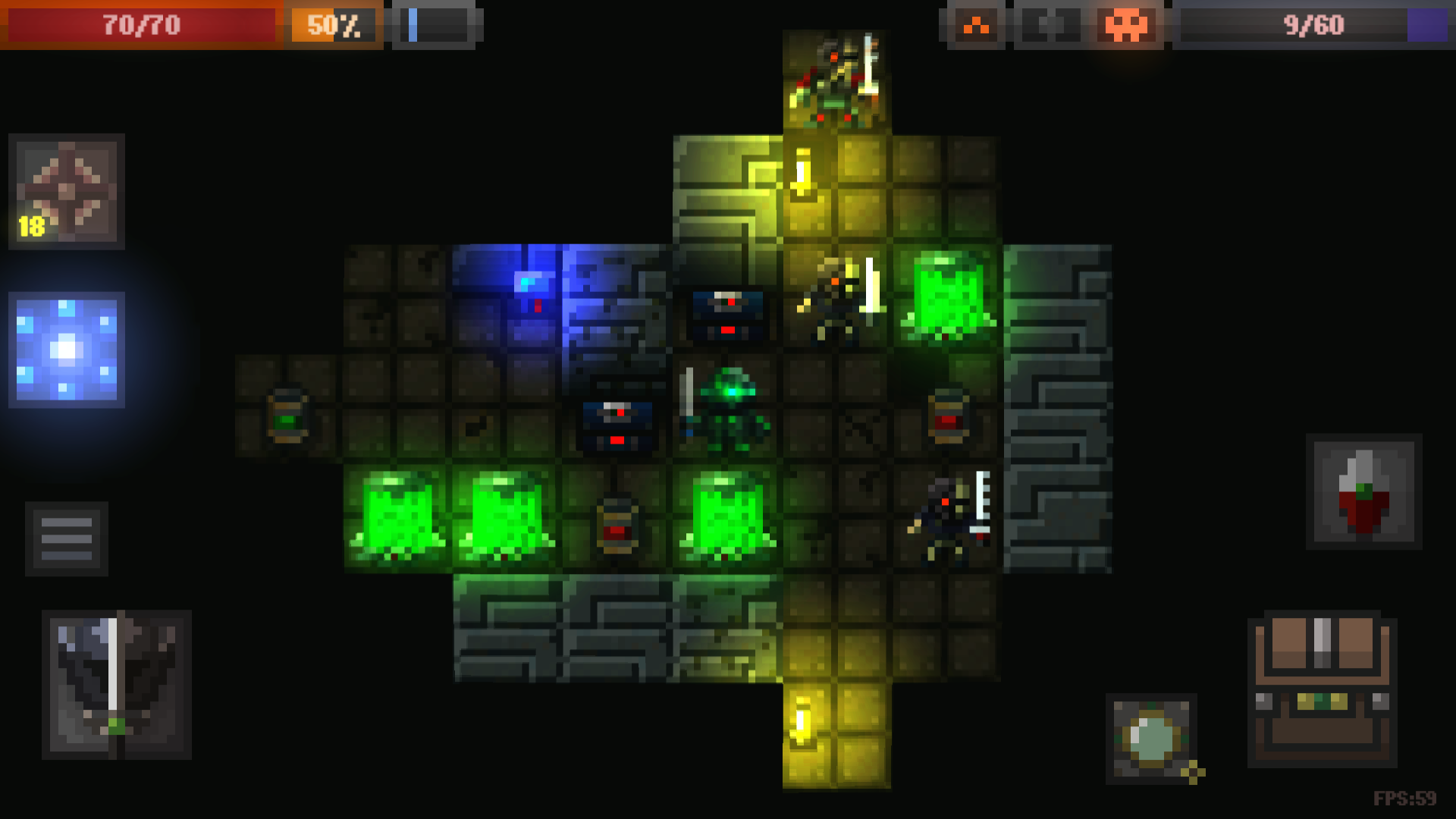 Android application Caves (Roguelike) screenshort
