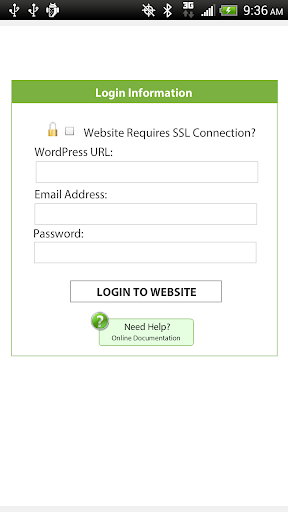 Android application WP EasyCart (Phone) screenshort