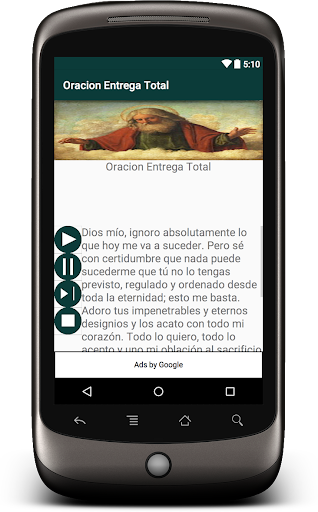 Oración Entrega Total Screen 2
