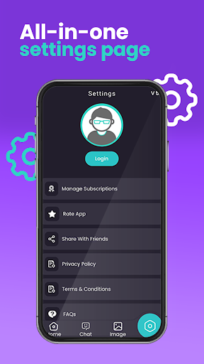 Android application AAA ChatBot screenshort