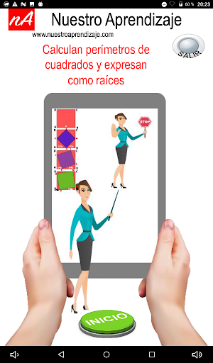 Android application Calcular el valor de perímetr screenshort