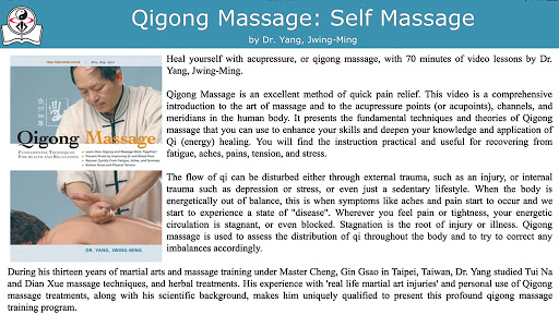 Qigong Self-Massage Lesson Unknown