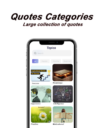 Android application success quotes offline screenshort