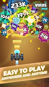 Virus War MOD APK- Space Shooting Game (Unlimited Coins) 3