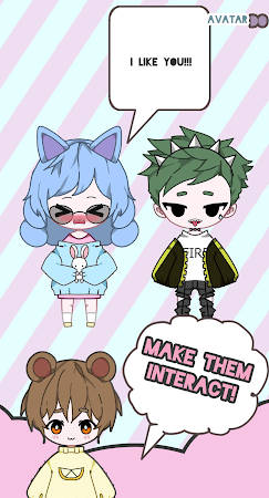 Game screenshot Avatar Do chibi doll dress up apk download