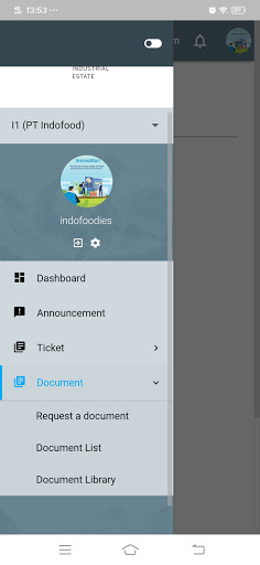 Android application BeFa Helpdesk screenshort