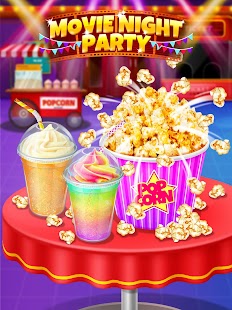 Crazy Movie Night Food Party - Make Popcorn & Soda Screenshot