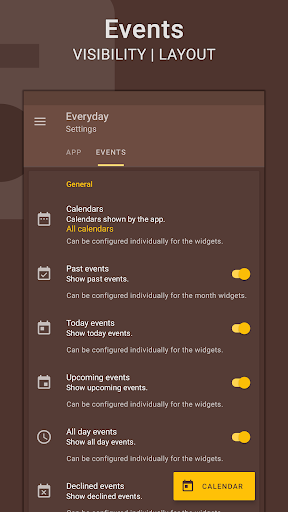 Everyday | Calendar Widget - Productivity - apps