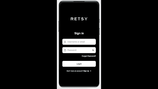 RETSY Connect Screen 3
