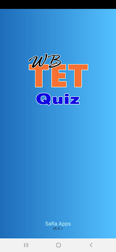 Android application WB TET Quiz screenshort