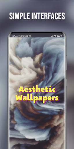 Android application Aesthetic Wallpapers screenshort