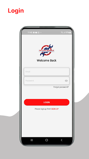 Android application Devon Mobile Mechanic screenshort