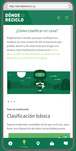 ¿Dónde Reciclo? Screen 2