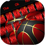 Black Red Basketball Keyboard icon