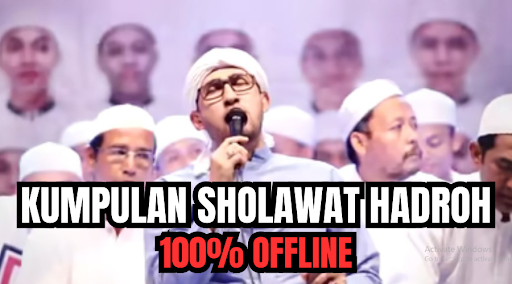 Android application sholawat hadroh 2024 screenshort