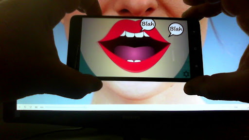 Lips blabber, Tongue out Screen 2