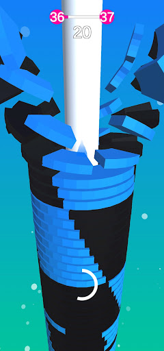 Android application Helix Smash Blast 3D screenshort