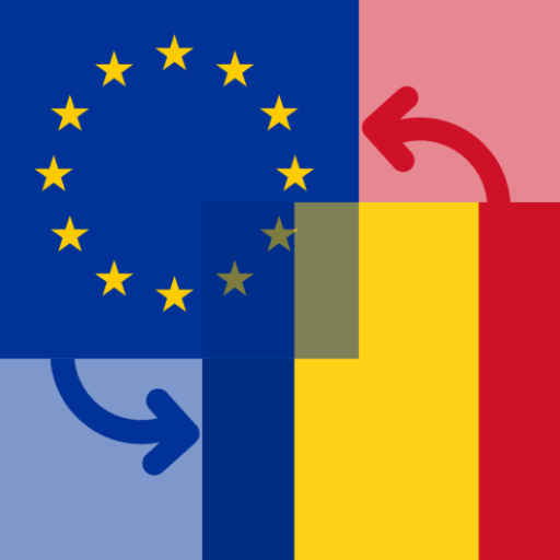 Euro / Romanian Leu logo
