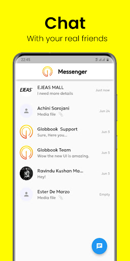 Globbook Screen 2