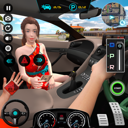 Taxi Car School Driving Sim