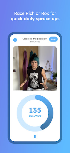 Screenshot of dubbii: the body doubling app