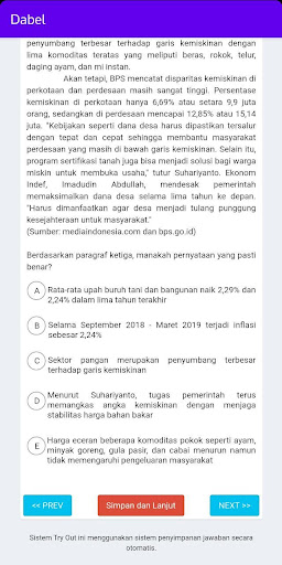 Android application Dapur Belajar screenshort
