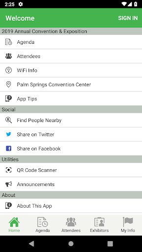 Android application AWT Meetings screenshort