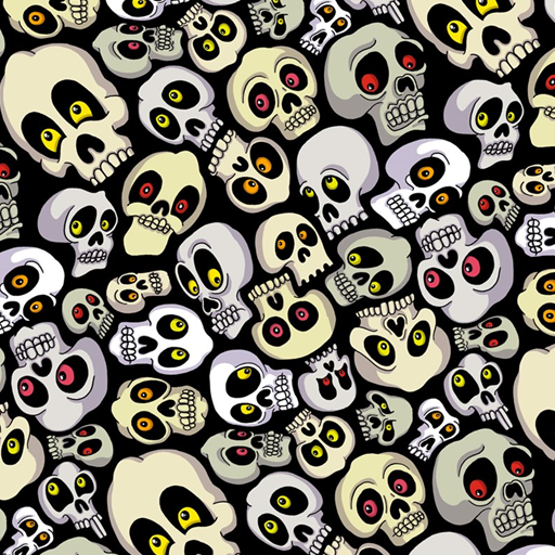 Halloween Skulls HD Wallpapers logo