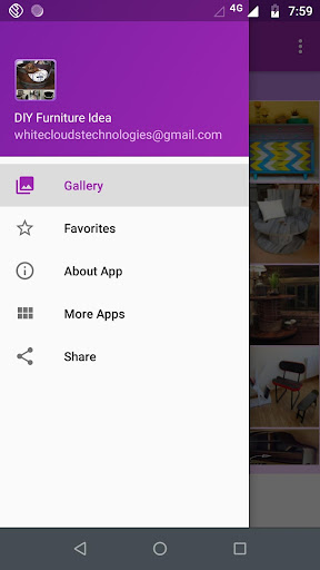Android application DIY Furniture Idea Gallery screenshort