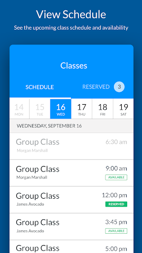 Android application Full Stack Gym screenshort