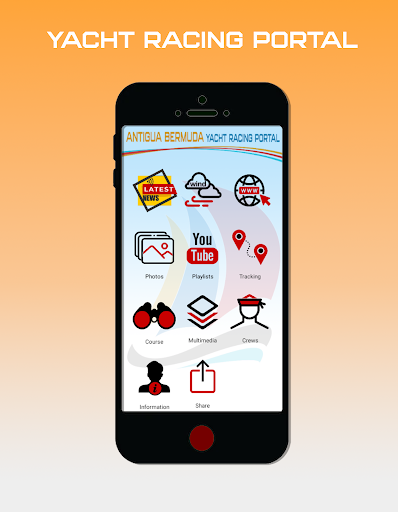 Android application Antigua Bermuda Racing Portal screenshort