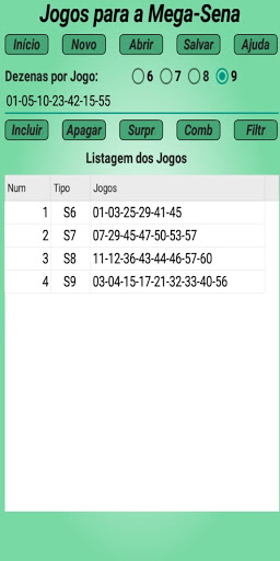 Jogos da Loteria Screen 2