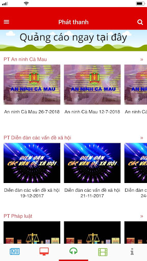 CTV Online - Đài Phát thanh và Screen 3