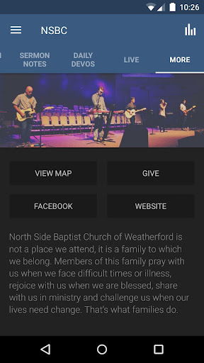 North Side Baptist Weatherford Screen 3