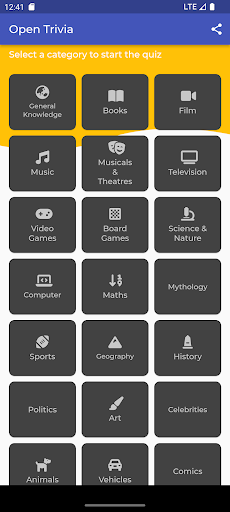 Trivia Quiz Screen 2