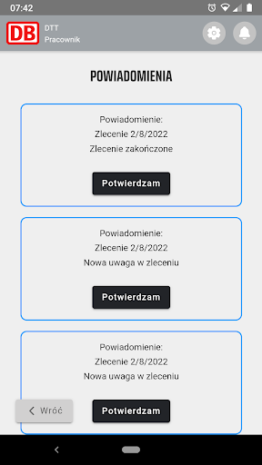 DTT - Pracownik Screen 2