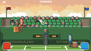 Otto's Tennis game - Screenshot 1
