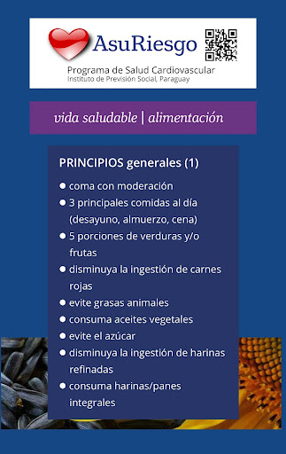 Android application AsuRiesgo screenshort