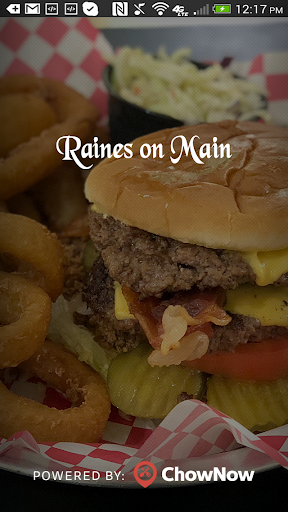Android application Raines on Main screenshort