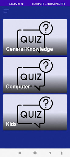 Computer Quiz App | Play Quizz Screen 2