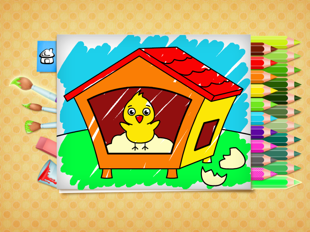 Android application 123 Kids Fun Coloring Book screenshort
