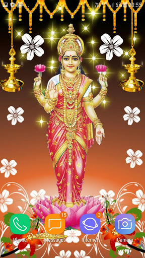 Android application Laxmi Mata Live Wallpaper screenshort