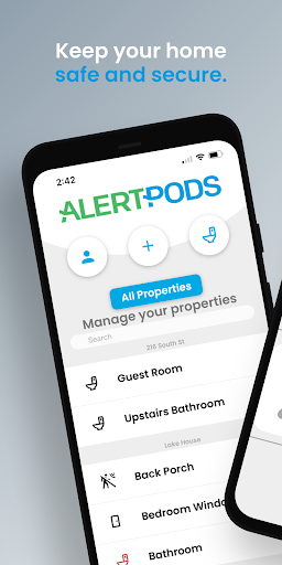 Android application AlertPods screenshort